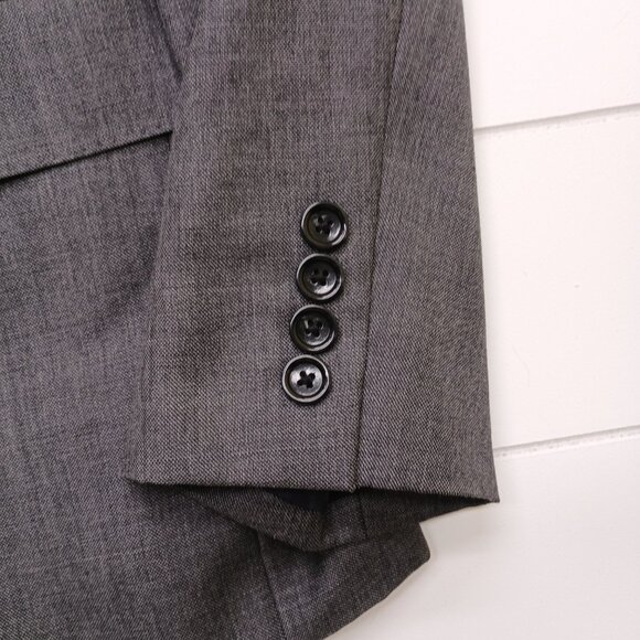 J.Crew Ludlow Gray Italian Wool Suit 38S 32x30 Tollegno 1900 Slim Fit 2-Piece - Picture 7 of 16